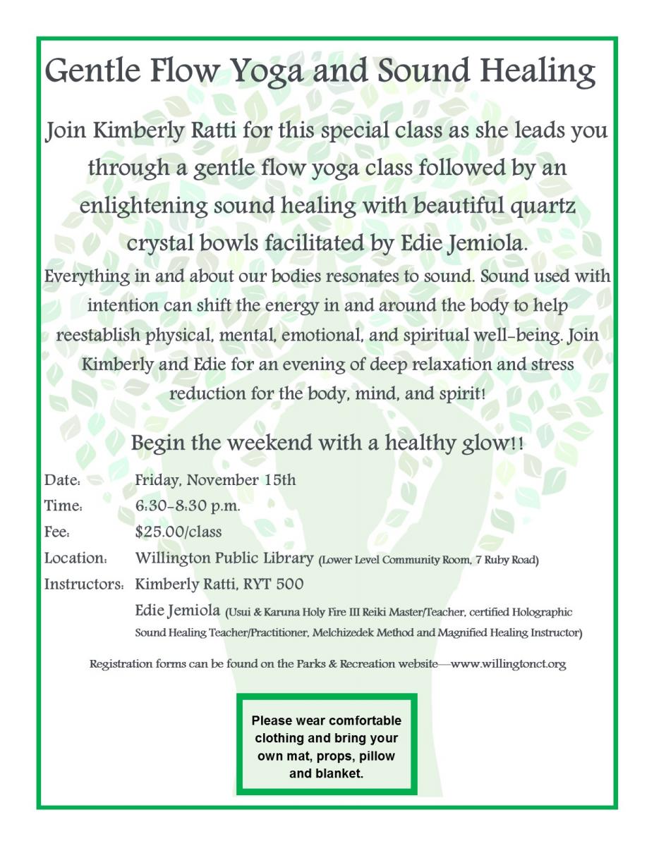 yoga and sound healing