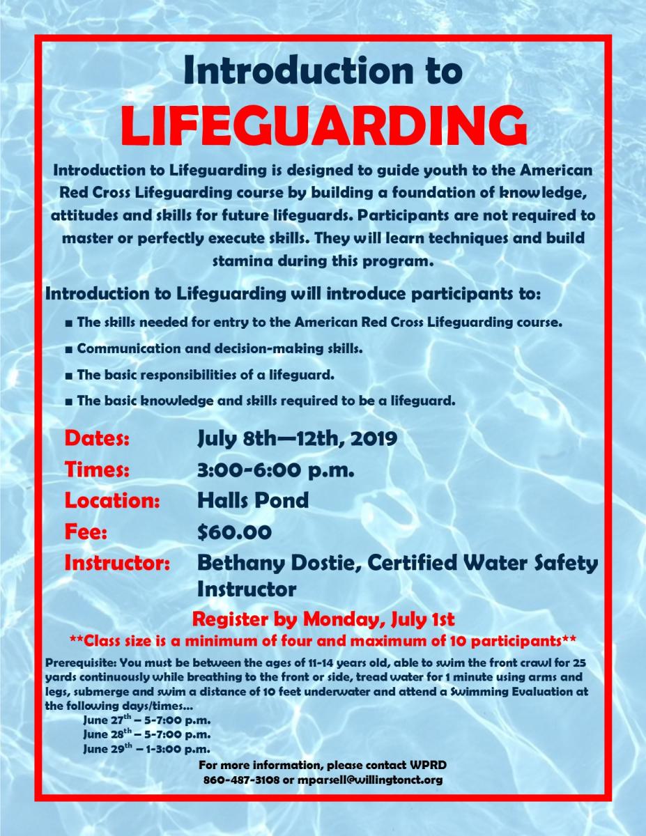 Intro to Lifeguarding