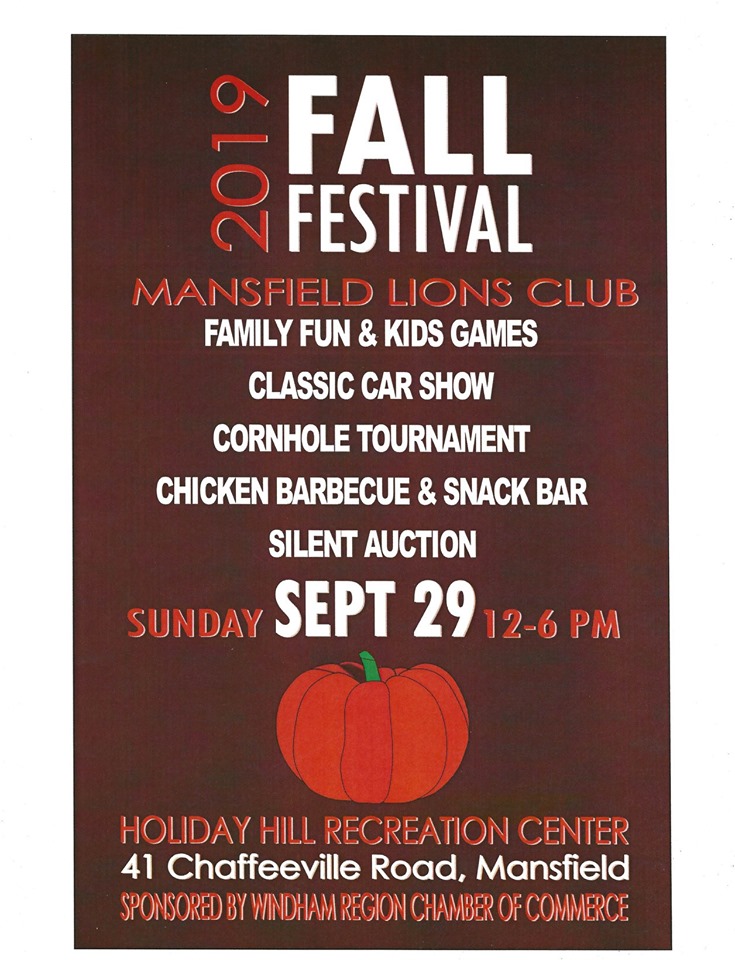 mansfield lions club fall festival