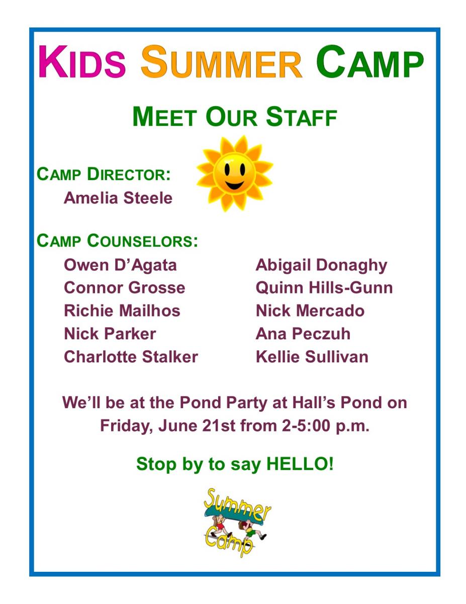 Meet our Camp Staff