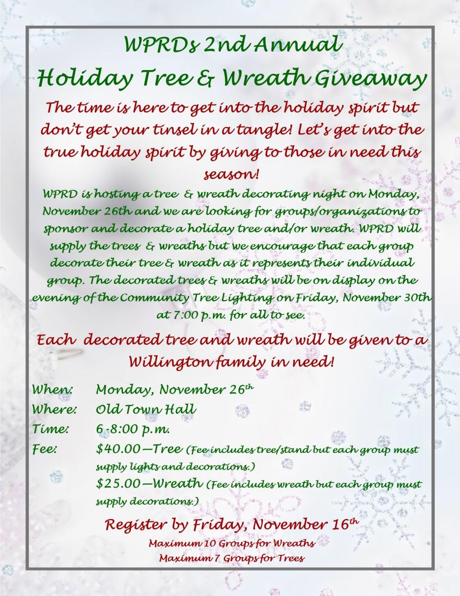 Tree Giveaway Flyer