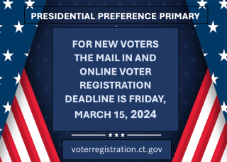 Mail in and online Voter Registration Deadline