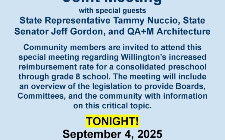 BOE, BOS, BOF, CIP as well as State Rep. Tammy  Nuccio, State Senator Jeff Gordon, and QA&M Architecture